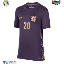 Ženski Nogometni dresi Anglija Jarrod Bowen #20 Gostujoči EP 2024 Kratek Rokav